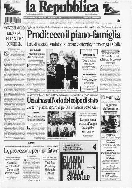 Il lunedì de La repubblica